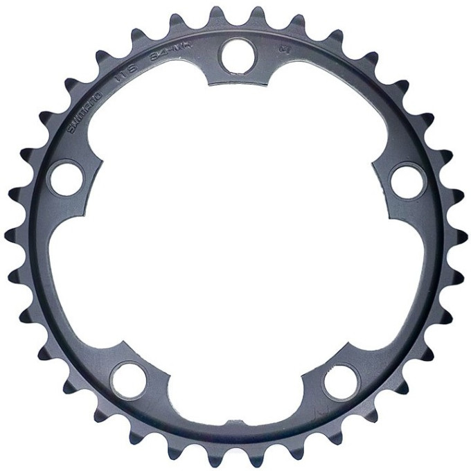 Звезда передняя SHIMANO 105 52T-MB, для системы FC-5800 52-36T, цвет серебро, Y1PH98120